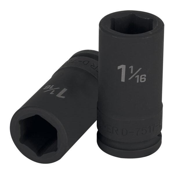 Dado largo de impacto de 1-1/16 6 puntas cuadro 3/4 12435