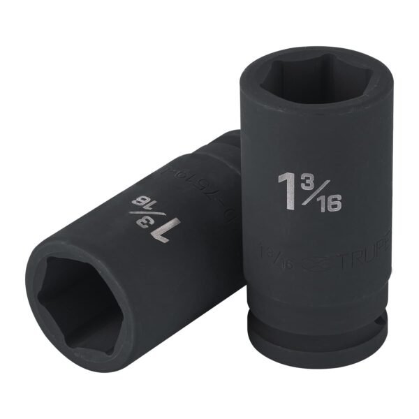 Dado largo de impacto de 1-3/16 6 puntas cuadro 3/4 100947