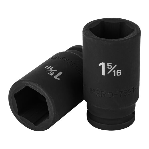 Dado largo de impacto de 1-5/16 6 puntas cuadro 3/4 12439