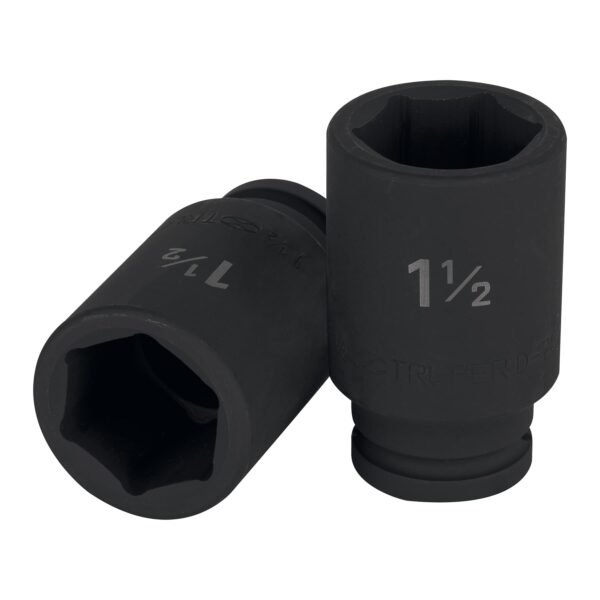 Dado largo de impacto de 1-1/2 6 puntas cuadro 3/4 12442