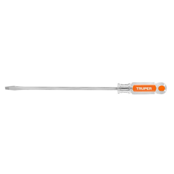 Desarmador plano 1/4 x 9 barra cuadrada mango acetato 14098