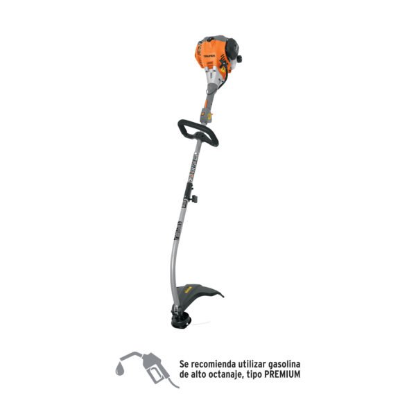 Desbrozadora a gasolina 30cc mango tipo D 17corte curva 12498