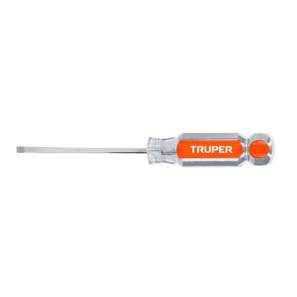 Desarmador cabinet 1/8 x 3 mango de acetato Truper 14014