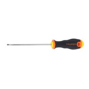 Desarmador cabinet 1/8 x 4 mango Comfort Grip Truper 14019