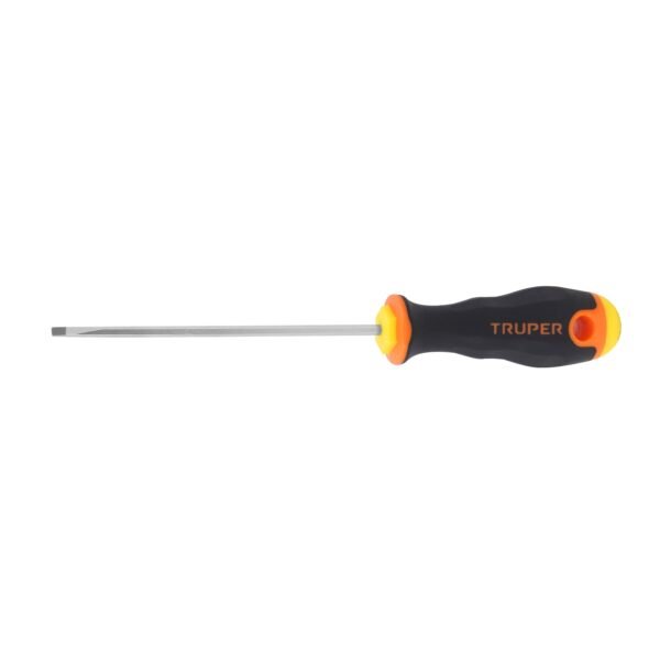 Desarmador cabinet 1/8 x 4 mango Comfort Grip Truper 14019