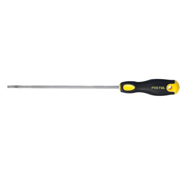 Desarmador cabinet 3/16 x 8 mango Comfort Grip Pretul 21491