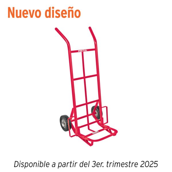 Diablo de carga de 200 kg ruedas sólidas balero sencillo 44476