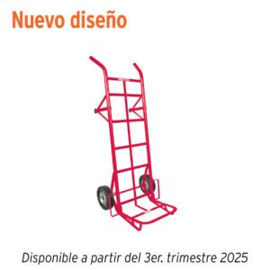 DIA-450.jpg Diablo de carga de 450 kg ruedas sólidas doble balero 44479