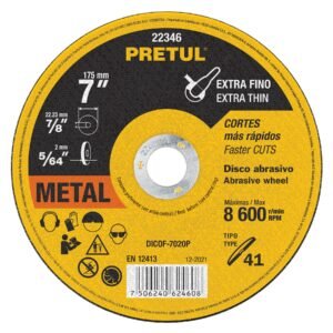 DICOF-7020P.jpg Disco Tipo 41 de 7 x 2 mm corte fino de metal Pretul 22346