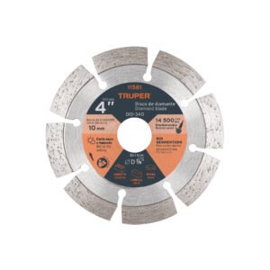 Disco de diamante de 4 x 2.1 mm rin segmentado TRUPER 11581