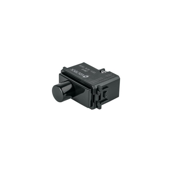 Dimmer giratorio línea Italiana color negro Volteck 47612