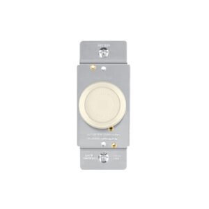 Atenuador de luz giratorio Standard marfil Volteck 46302