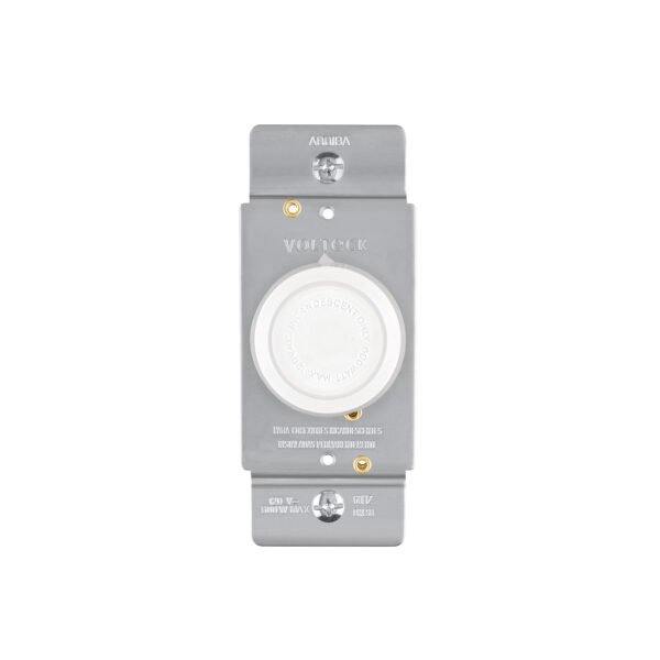 Atenuador de luz giratorio Standard blanco Volteck 47723