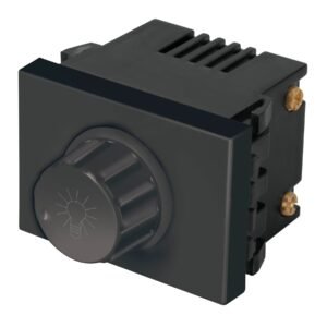 DIM15-EN.jpg Dimmer giratorio 1.5 módulos línea Española color negro 47994