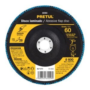 DLP-2731.jpg Disco laminado 7 grano 60 centro 7/8 fibra PRETUL 22354