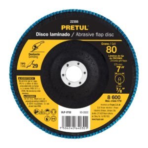 DLP-2732.jpg Disco laminado 7 grano 80 centro 7/8 fibra PRETUL 22355