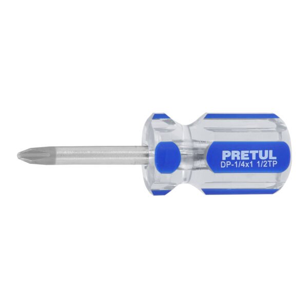 Desarmador de cruz 1/4 x 1-1/2 mango de PVC Pretul 21476