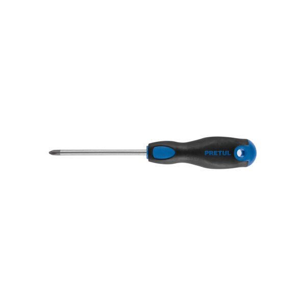 Desarmador de cruz 1/4 x 4 mango Comfort Grip Pretul 21496