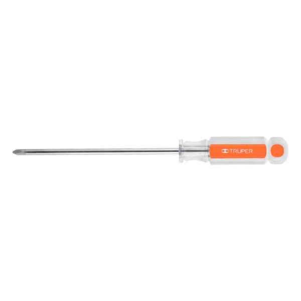 Desarmador de cruz 1/4 x 6 mango de acetato Truper 14077