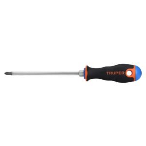 DP-1-4X6B.jpg Desarmador de cruz 1/4 x 6 mango Comfort Grip Truper 14079