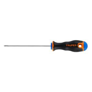 DP-1-8X4B.jpg Desarmador de cruz 1/8 x 4 mango Comfort Grip Truper 14055