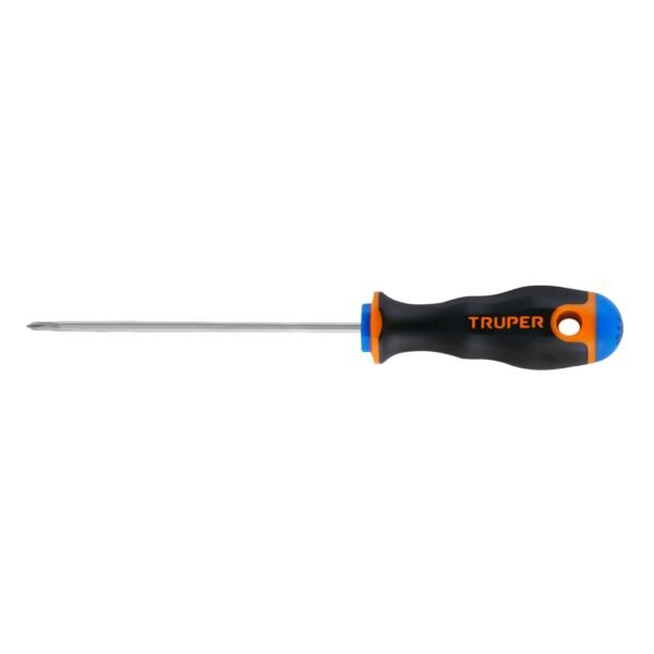 Desarmador de cruz 1/8 x 4 mango Comfort Grip Truper 14055