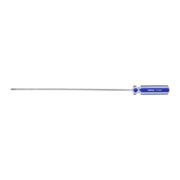 Desarmador de cruz 1/8 x 8 mango de PVC Pretul 28078
