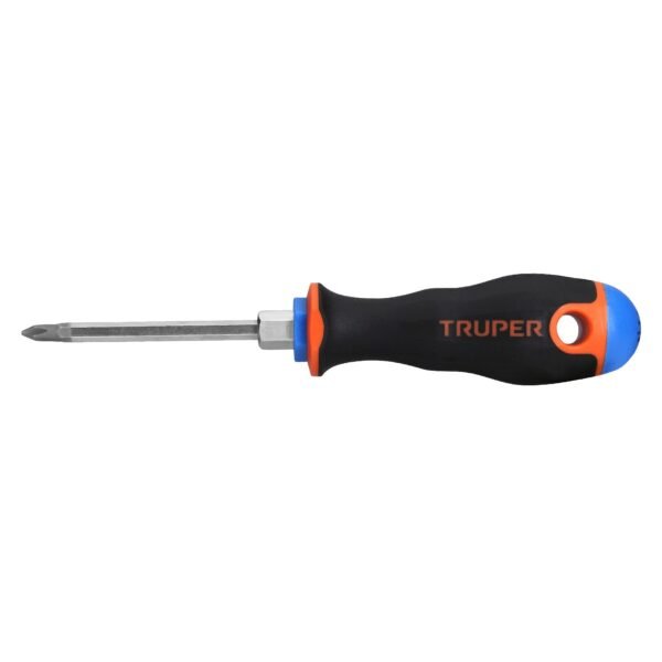 Desarmador de cruz 3/16 x 3 mango Comfort Grip Truper 14064