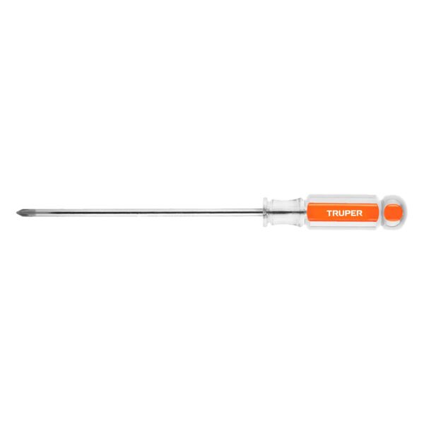 Desarmador de cruz 3/16 x 6 mango de acetato Truper 14065