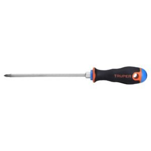 DP-3-16X6B.jpg Desarmador de cruz 3/16 x 6 mango Comfort Grip Truper 14067