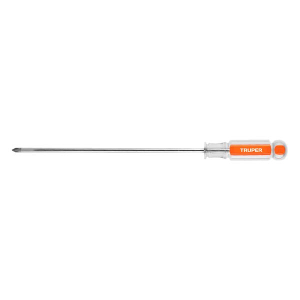 Desarmador de cruz 3/16 x 8 mango de acetato Truper 14068