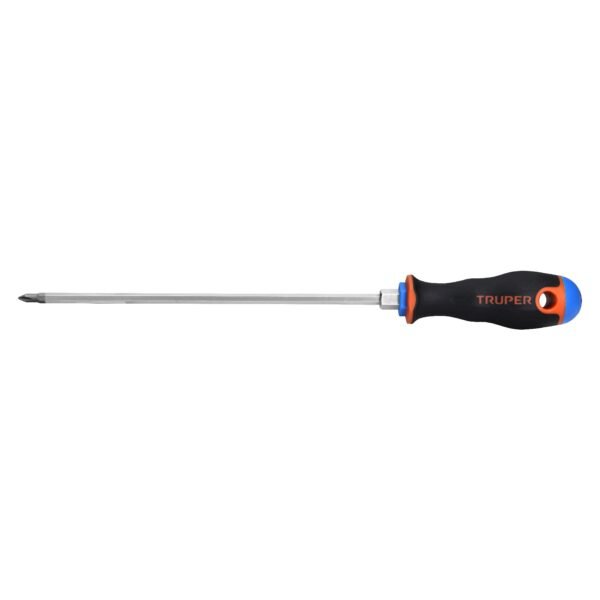 Desarmador de cruz 3/16 x 8 mango Comfort Grip Truper 14070