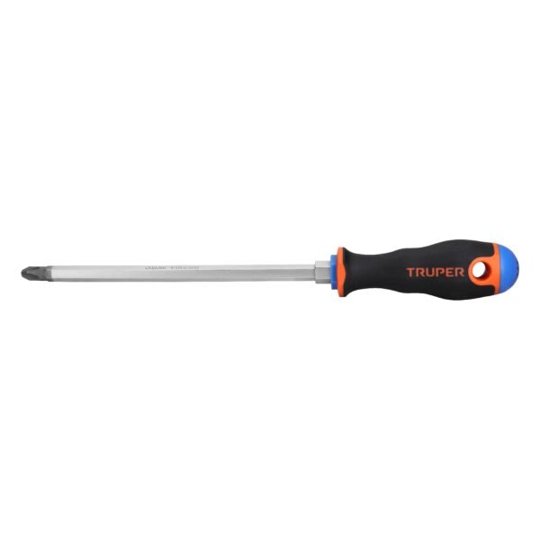 Desarmador de cruz 3/8 x 8 mango Comfort Grip Truper 100839