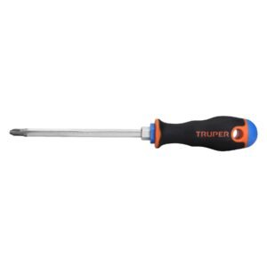 Desarmador de cruz 5/16 x 6 mango Comfort Grip Truper 18548