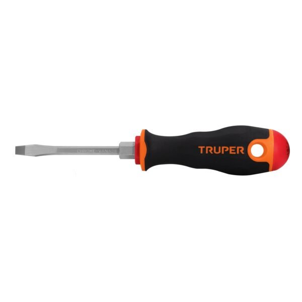 Desarmador plano 3/16 x 3 mango Comfort Grip Truper 100831