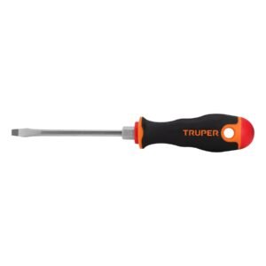 DR-3-16X4B.jpg Desarmador plano 3/16 x 4 mango Comfort Grip Truper 13992