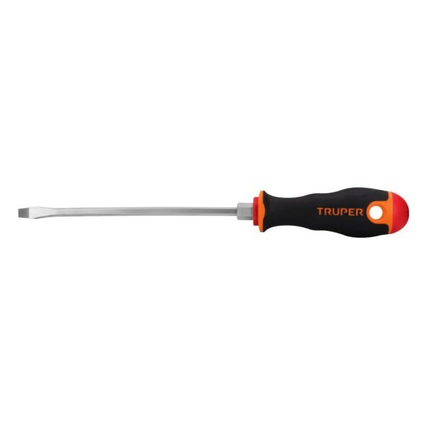 Desarmador plano 3/16 x 6 mango Comfort Grip Truper 100832