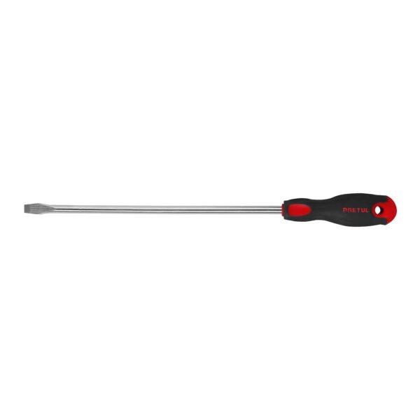 Desarmador plano 3/8 x 12 mango Comfort Grip Pretul 28081