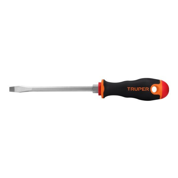 Desarmador plano 5/16 x 6 mango Comfort Grip Truper 14006