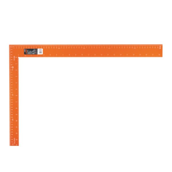 Escuadra 16x24 de aluminio color naranja para cantero 101386