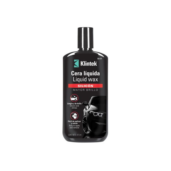 Cera líquida de silicón para auto 473 ml KLINTEK 57088