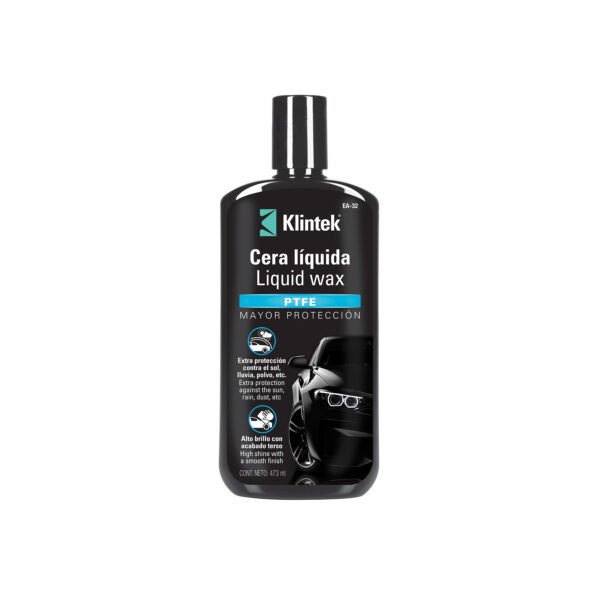 Cera líquida PTFE para auto 473 ml KLINTEK 57089