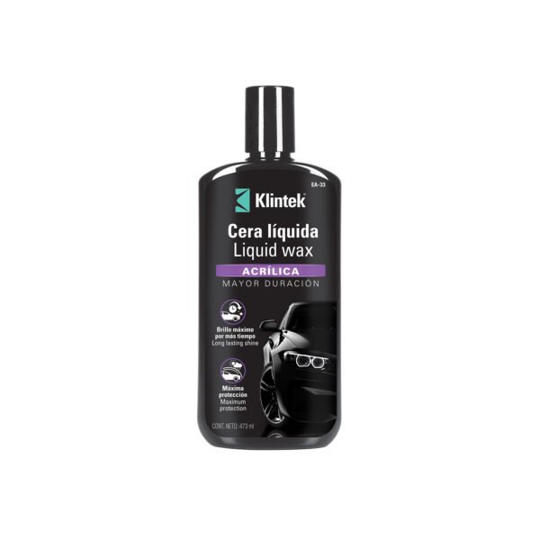 Cera líquida acrílica para auto 473 ml KLINTEK 57090