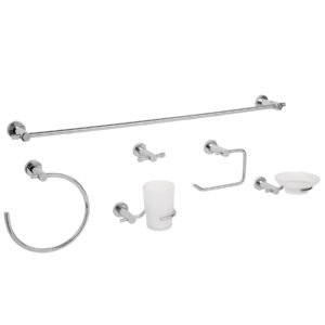 ELA-7000.jpg Juego de 6 accesorios para baño acabado cromo Foset Element 49681