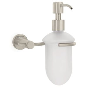 ELA-75N.jpg Dispensador de jabón a pared en acabado satín Foset Element 49666