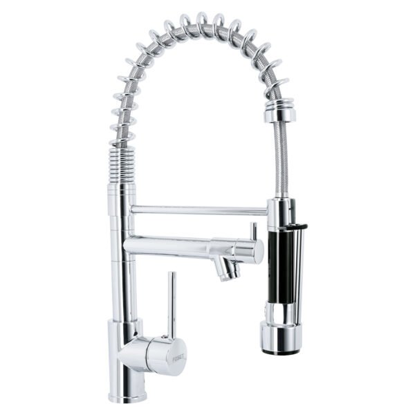 Monomando con doble salida para fregadero Cromo Element 49106