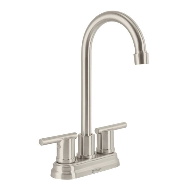 Mezcladora satín 4 para lavabo cuello tipo bar Element 49942