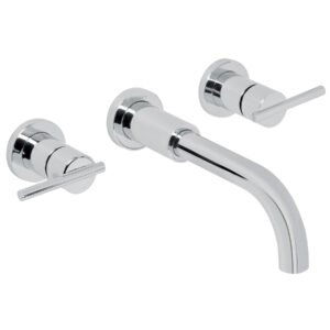 Mezcladora cromo de pared para lavabo Foset Element 49927