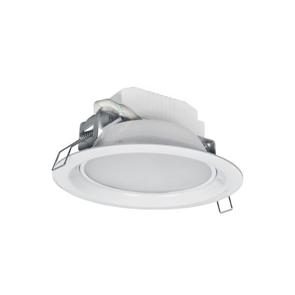 Luminario LED empotrado redondo de 6 W luz de día Volteck 48347