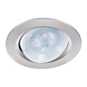 EMP-105L.jpg Luminario de LED 5 W empotrar redondo cromo spot dirigible 46946